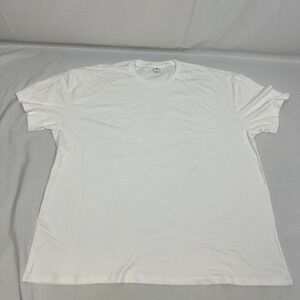 NEW Royal Apparel White T-Shirt 4X Big Tall Men's USA Made Cotton Tee Blank